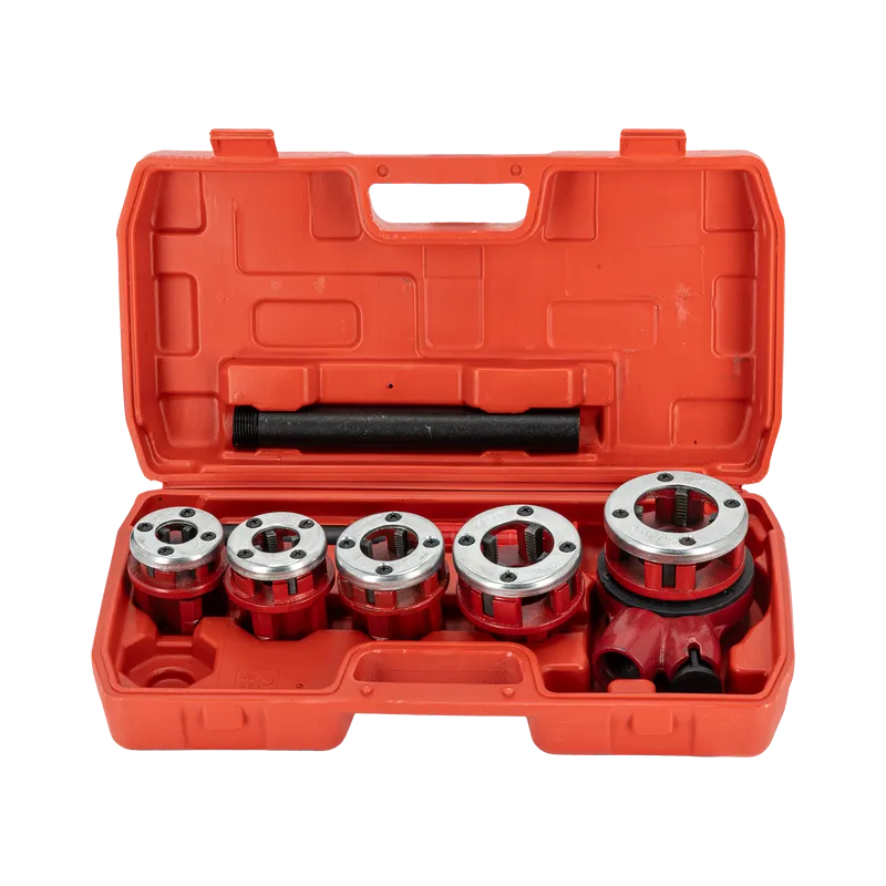 Trusa Filiere Teava cu Clichet 3/8"-1.1/4" - 8P.