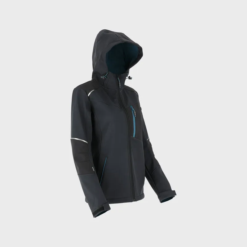 Jacheta Elastica cu Gluga (Dama) / Negru - L