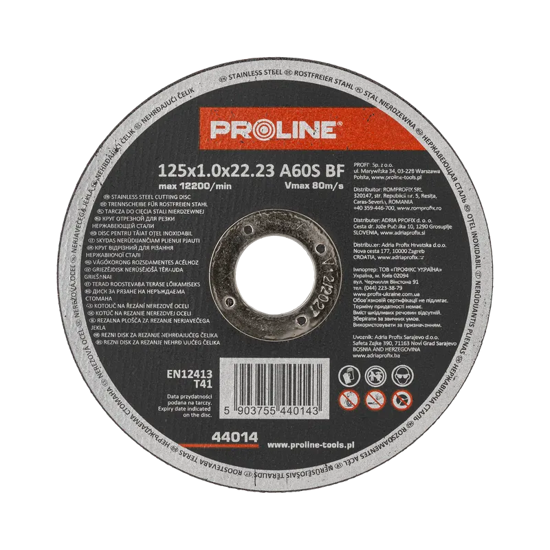 Disc Debitare Inox 125X1.0MM / A60S