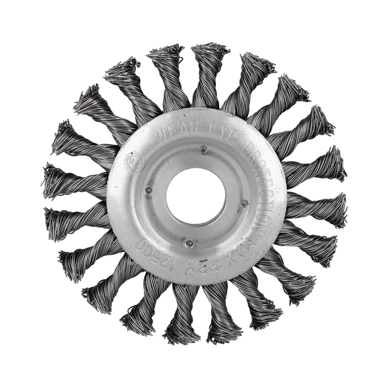Perie Sarma Impletita Tip Circular cu Orificiu 115MM
