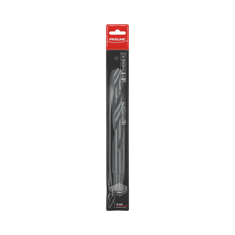 Burghiu Metal HSS 118° cu Prindere Redusa (13MM) 16.0MM