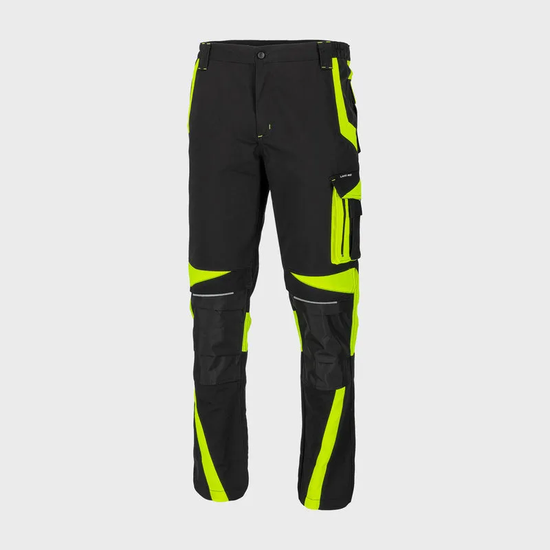 Pantalon Lucru cu Insertii Contrastante Vizibile - L