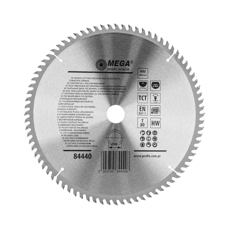 Disc Circular pentru Lemn cu Dinti Caliti 300MM / 80D.