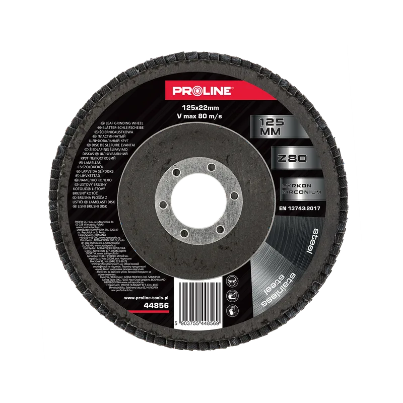 Disc Abraziv Lamelar cu Zirconiu 125MM - GR.80