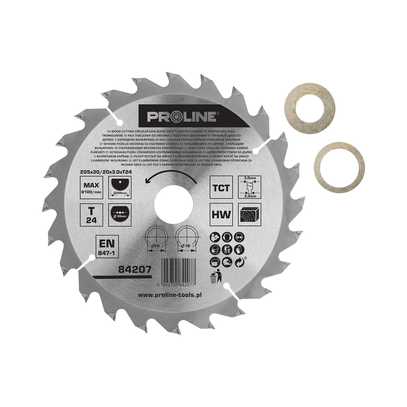 Disc Circular pentru Lemn cu Dinti Vidia 205MM / 24D.