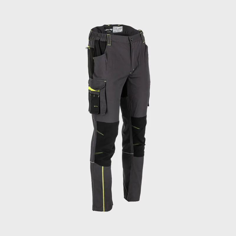 Pantalon Lucru Slim-Fit-Elastic Confortabil / Gri - M