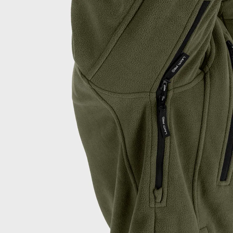 Jacheta Polar Impermeabila cu Gluga / Kaki - 2XL