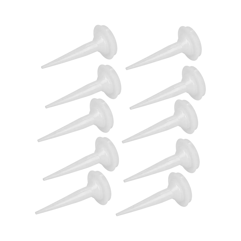 Duze Pistol Silicon cu Tub Dozator, 10/Set