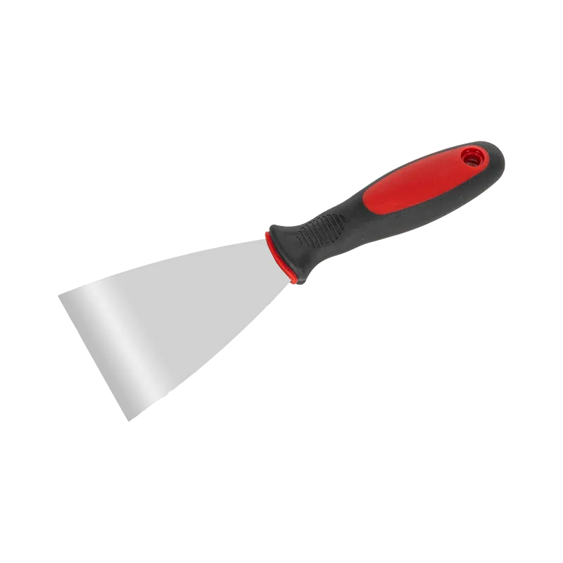 Spaclu Inox cu Maner Bimaterial 80MM