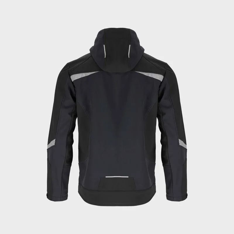 Jacheta Elastica cu Gluga / Negru - 2XL