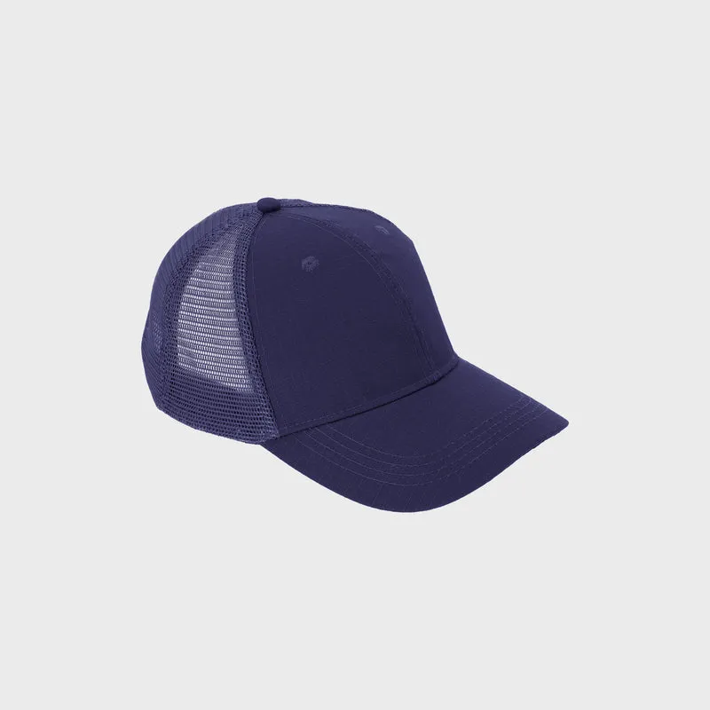 Sapca cu Laterale din Plasa / Bleumarin