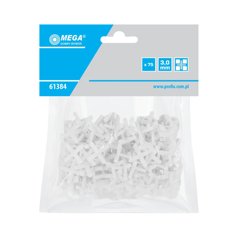 Distantiere Faianta Tip Cruce cu Inel 3.0MM, 75/Set