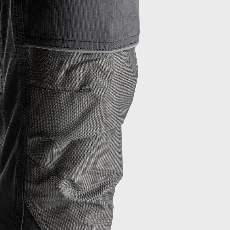 Pantalon Lucru Slim-Fit-Elastic Intarit / Gri - M