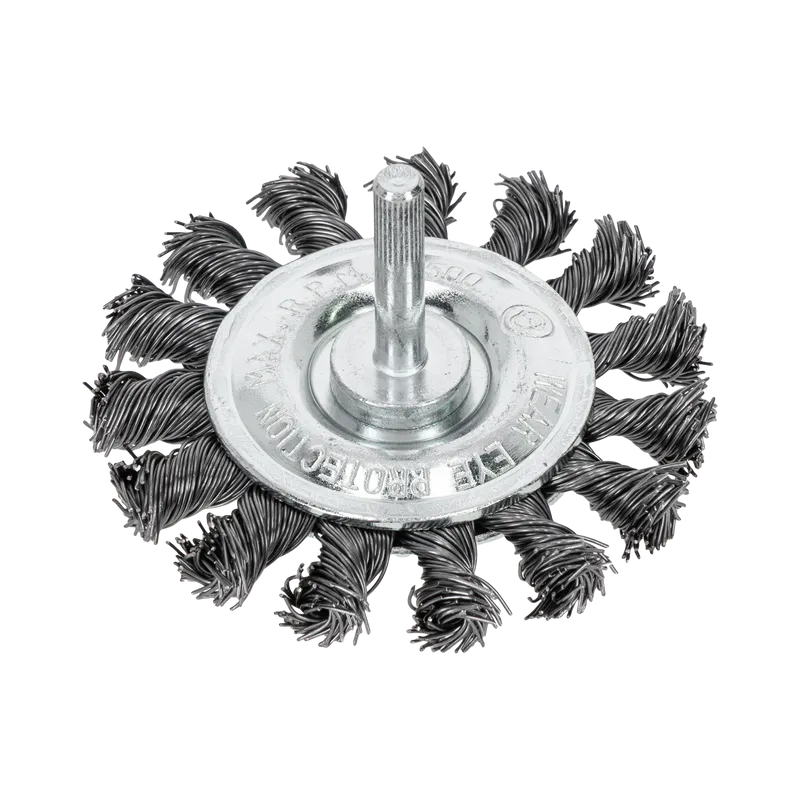 Perie Sarma Impletita Tip Circular cu Tija 75MM