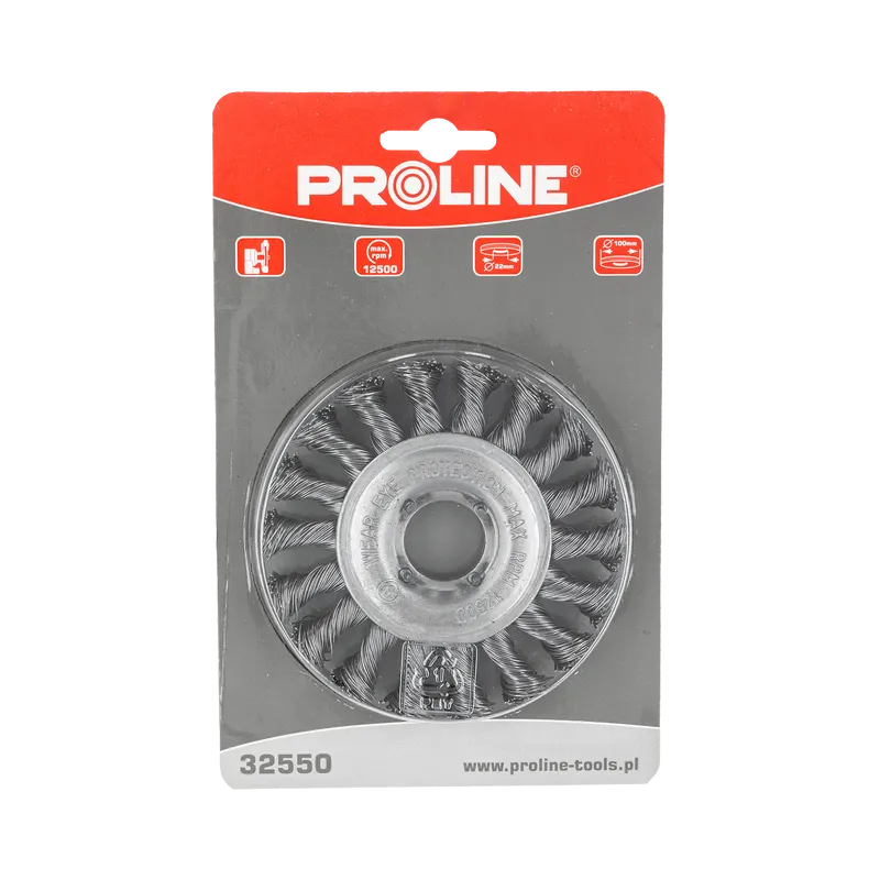 Perie Sarma Impletita Tip Circular cu Orificiu 100MM