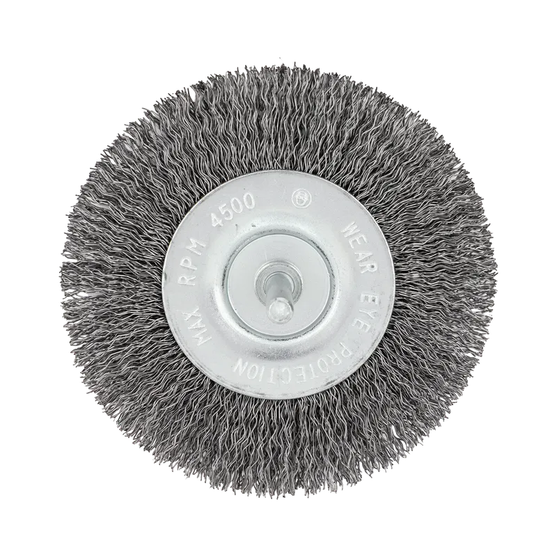 Perie Sarma Tip Circular cu Tija 100MM