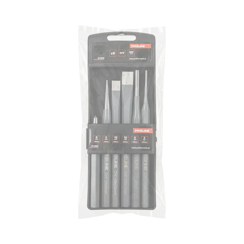 Set Dalti-Dornuri-Punctatoare CR-VA pentru Metal - 6P.