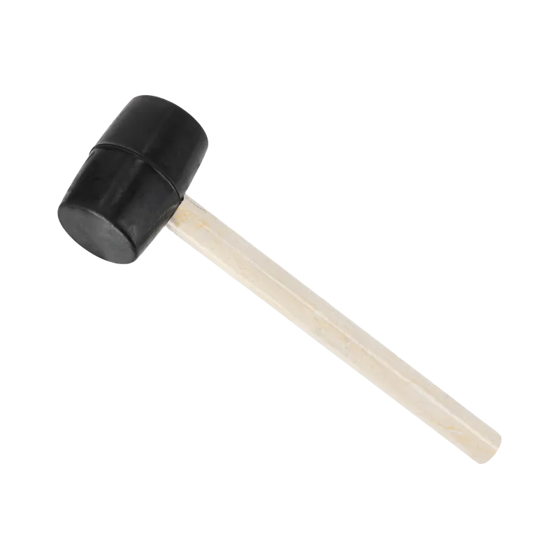 Ciocan Cauciuc cu Maner Lemn 55MM / 225G
