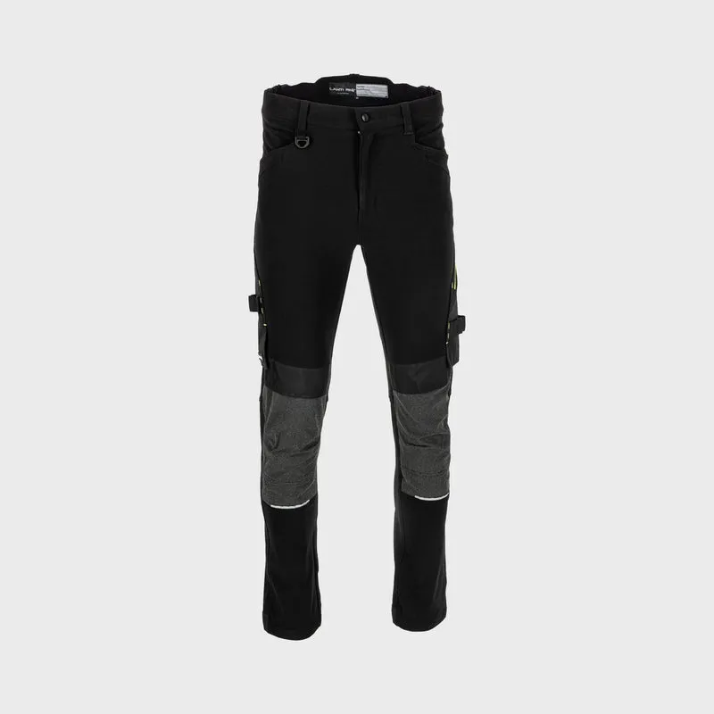 Pantalon Lucru Slim-Fit-Elastic Durabil / Negru - S