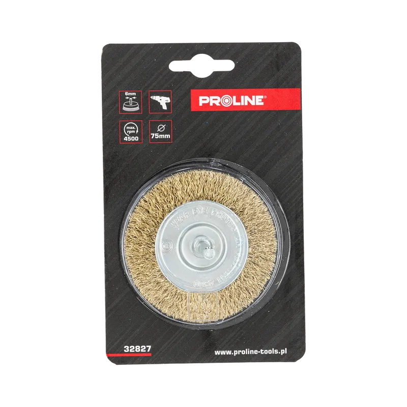 Perie Sarma Alama Tip Circular cu Tija 75MM
