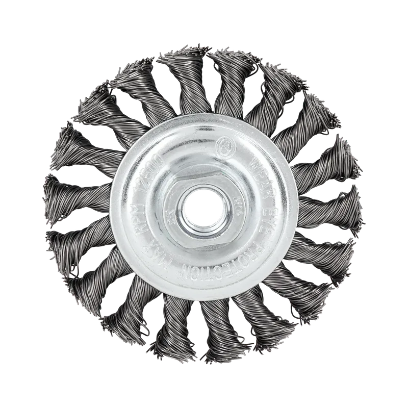 Perie Sarma Impletita Tip Circular cu Filet 100MM