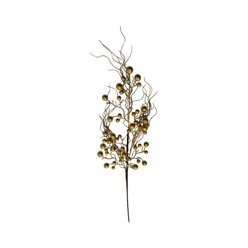 Crenguta Decorativa de Craciun - Bobite-Albe 80CM