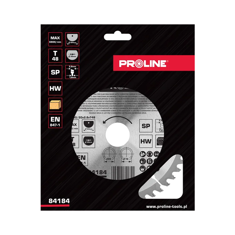 Disc Circular pentru Lemn cu Dinti Vidia 184MM / 48D.