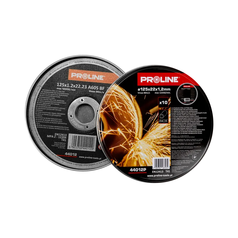 Disc Debitare Inox 125X1.2MM / A60S in Caseta, 10/Set
