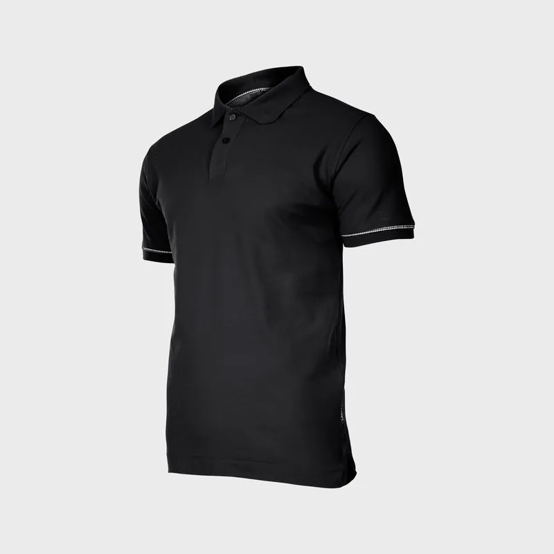 Tricou Bumbac Polo / Negru - S