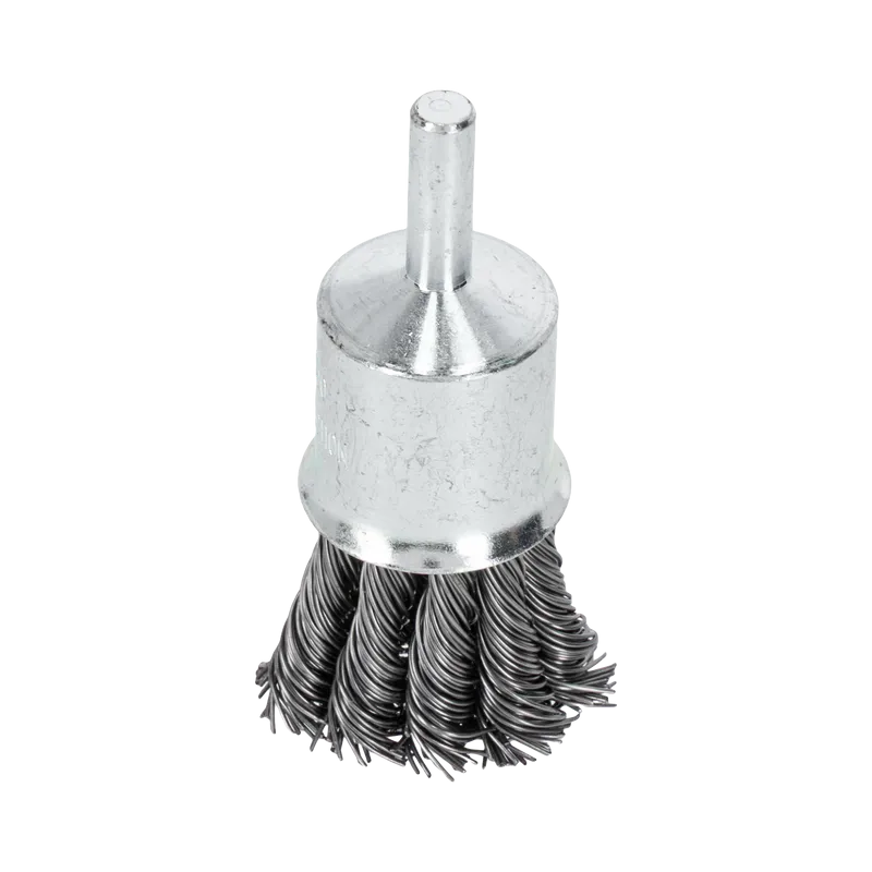 Perie Sarma Impletita Tip Cupa Mica cu Tija 22MM