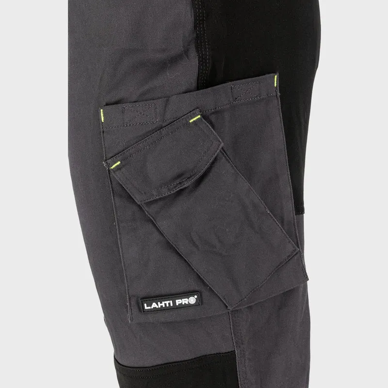 Pantalon Lucru Slim-Fit-Elastic Confortabil / Gri - M