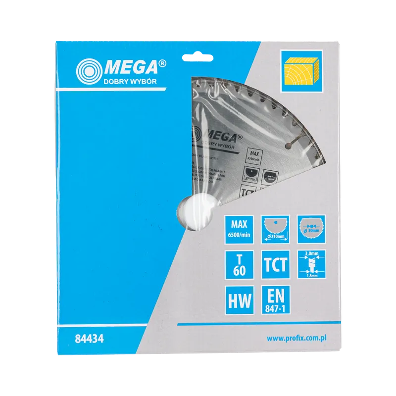 Disc Circular pentru Lemn cu Dinti Caliti 210MM / 60D.