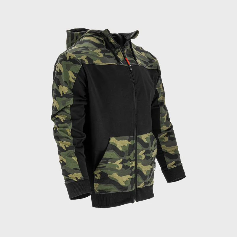 Jacheta Hanorac cu Gluga si Fermoar / Camuflaj - 2XL