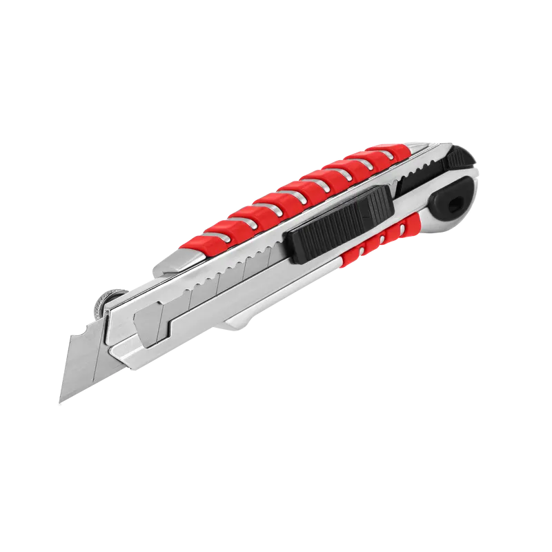 Cutter Plastic Cauciucat cu Buton Blocare - 18MM X 5