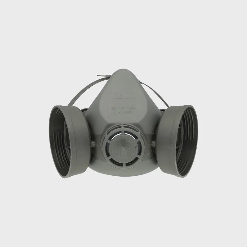 Masca Gaz din Silicon cu Doua Locase pentru Filtru