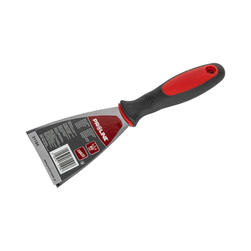 Spaclu Inox cu Maner Bimaterial 80MM