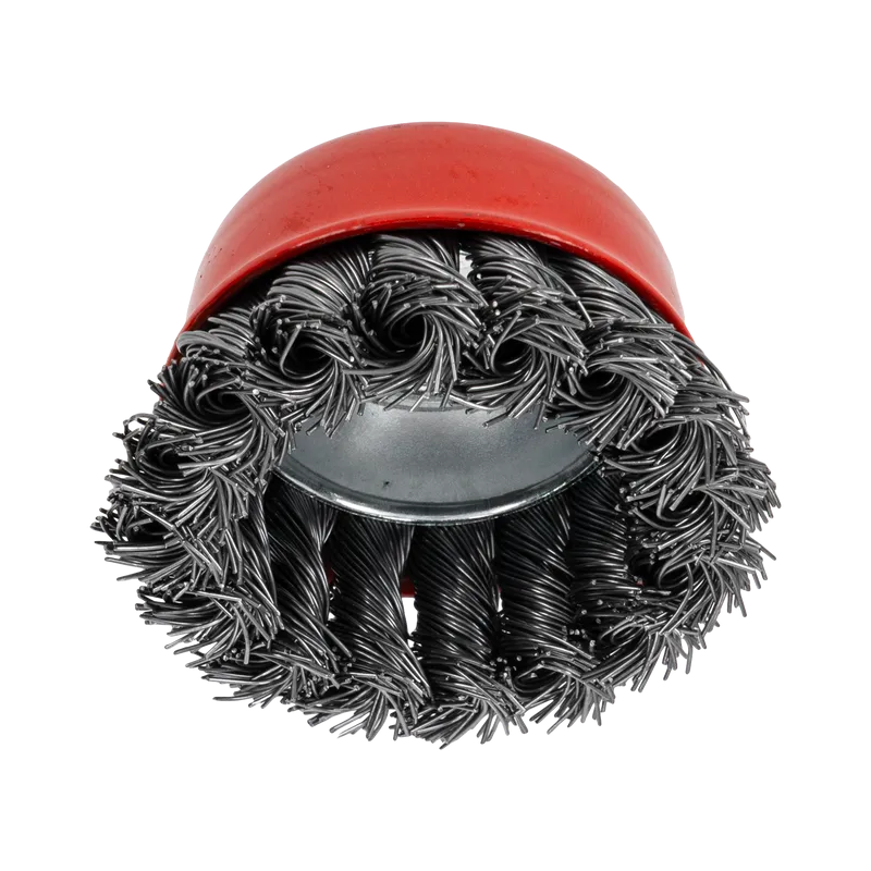 Perie Sarma Impletita Tip Cupa cu Filet 65MM