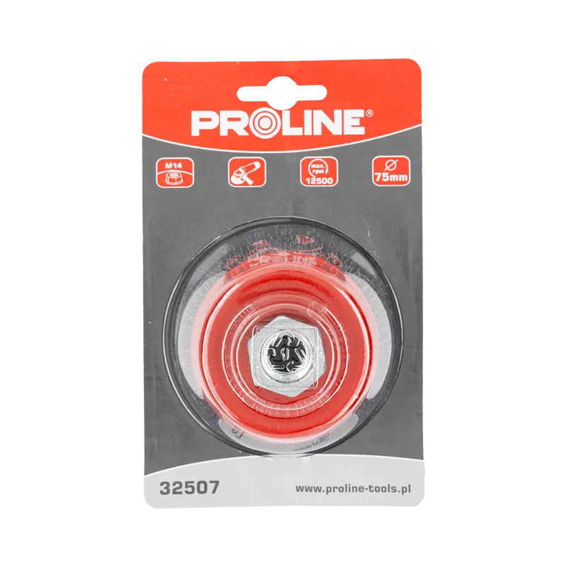 Perie Sarma Tip Cupa cu Filet 75MM