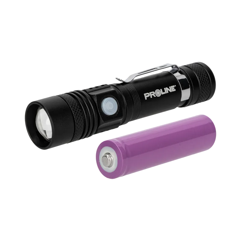 Lanterna Aluminiu LED Zoom / 300LUMEN / 1200MAH