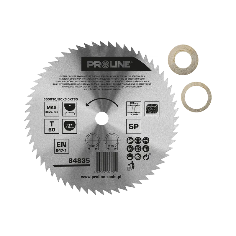 Disc Circular pentru Lemn 350MM / 60D.