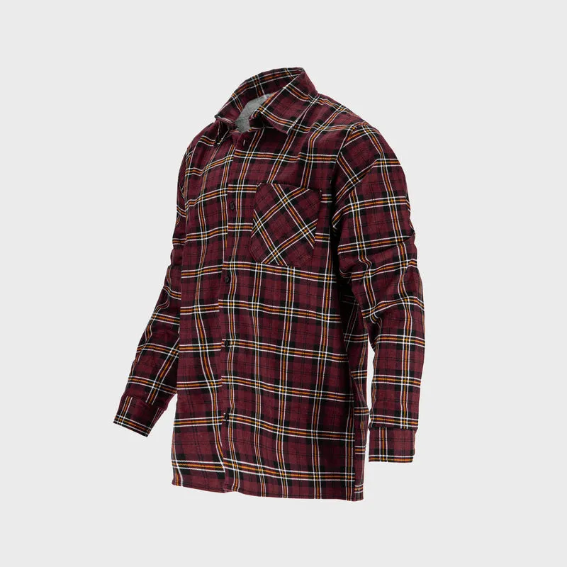 Camasa Flanel cu Carouri Dungate / Bordo - 2XL