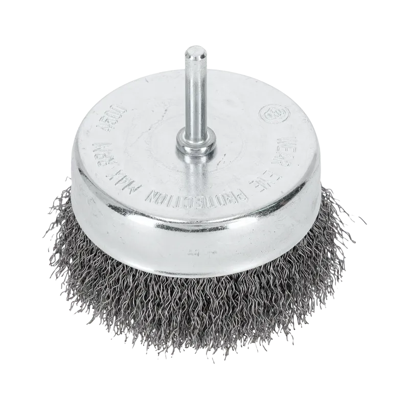 Perie Sarma Tip Cupa cu Tija 100MM