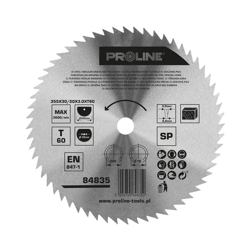 Disc Circular pentru Lemn 350MM / 60D.