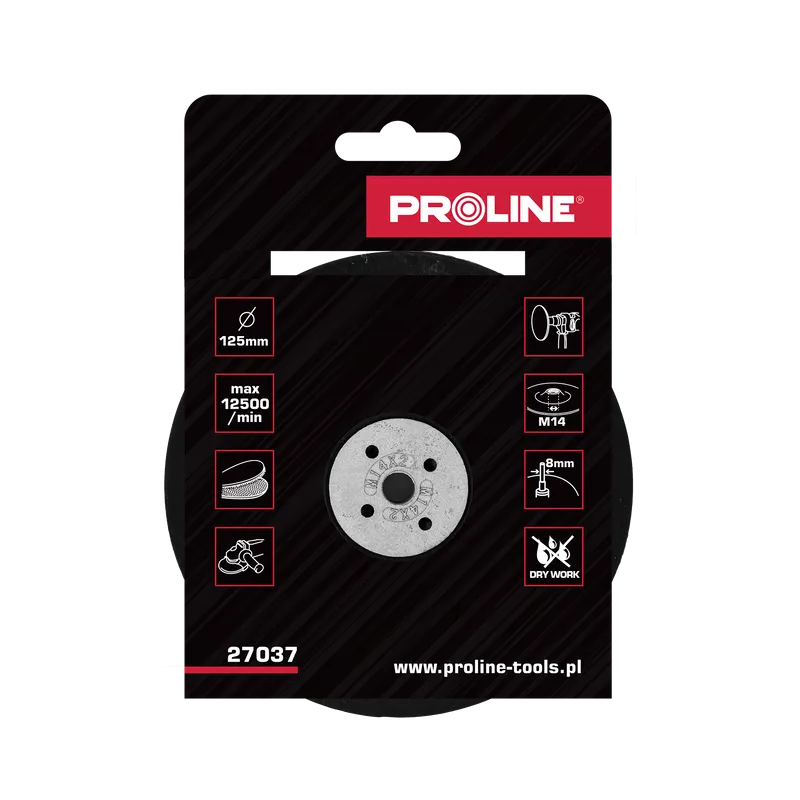 Suport Disc Abraziv Auto-Adeziv cu Tija-Filet / 125MM