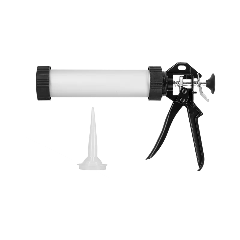 Pistol Silicon cu Tub Dozator si Maner Aluminiu 225MM