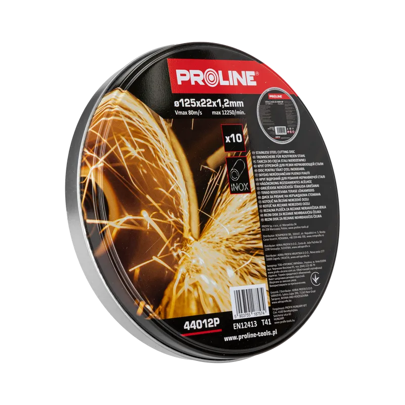Disc Debitare Inox 125X1.2MM / A60S in Caseta, 10/Set