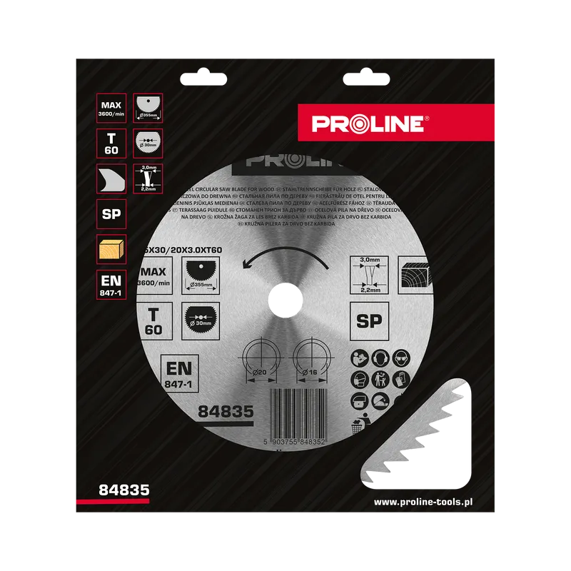 Disc Circular pentru Lemn 350MM / 60D.