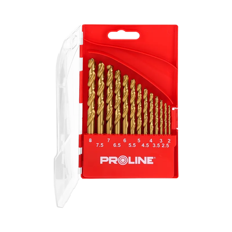 Set Burghie Metal HSS-Ti 135° in Caseta 2.0-8.0MM - 13P