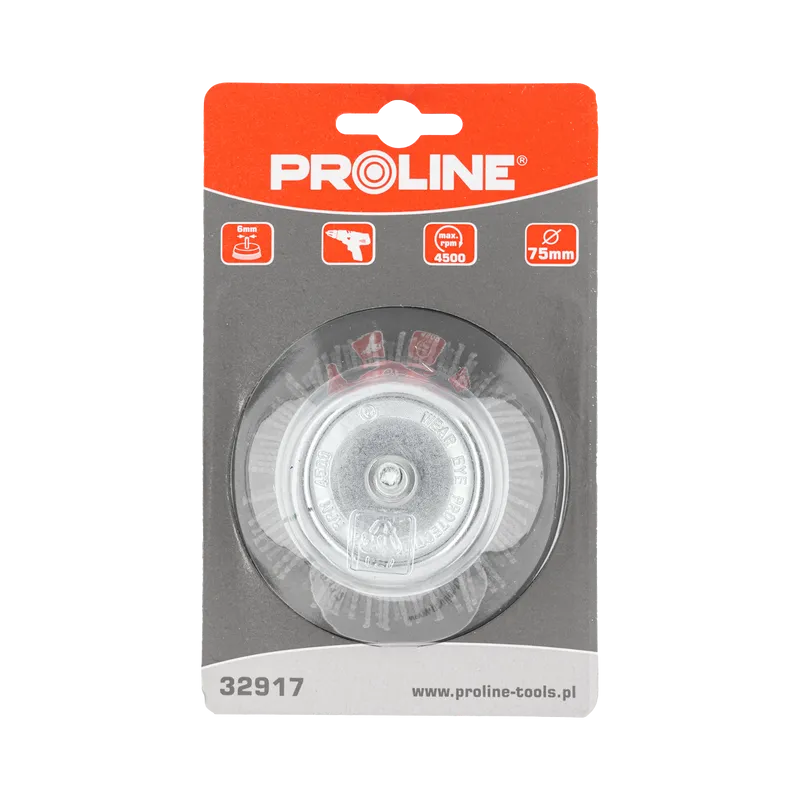 Perie Slefuire Tip Cupa cu Tija 75MM