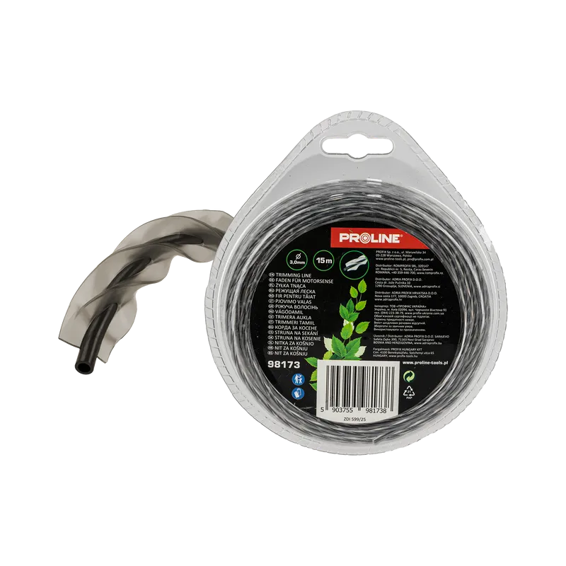 Fir Motocoasa Ranforsat - Patrat-Rasucit 3.0MM / 15M